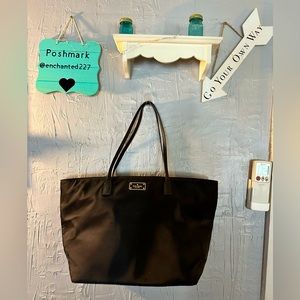 Large Kate Spade tote bag handbag black
